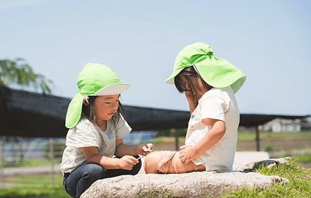 笑顔の子どもたち